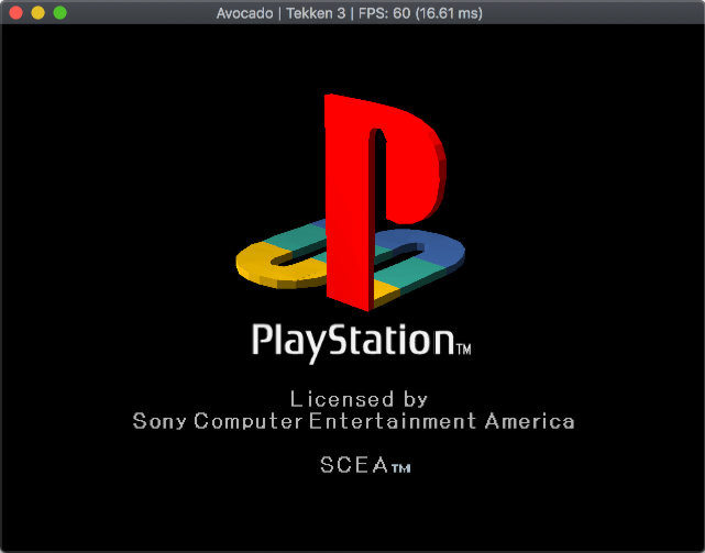 Avocado PS1 emulator screen #001, image at PSEmu.pl - recent news, latest files and more PS1 Emulation, emulacja, wiadomości, emulatory, gry homebrew.