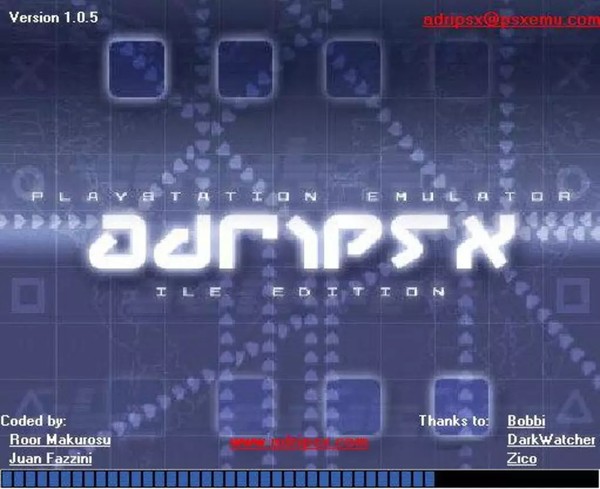 AdriPSX logo, image at PSEmu.pl - recent news, latest files and more PS1 Emulation, emulacja, wiadomości, emulatory, gry homebrew.