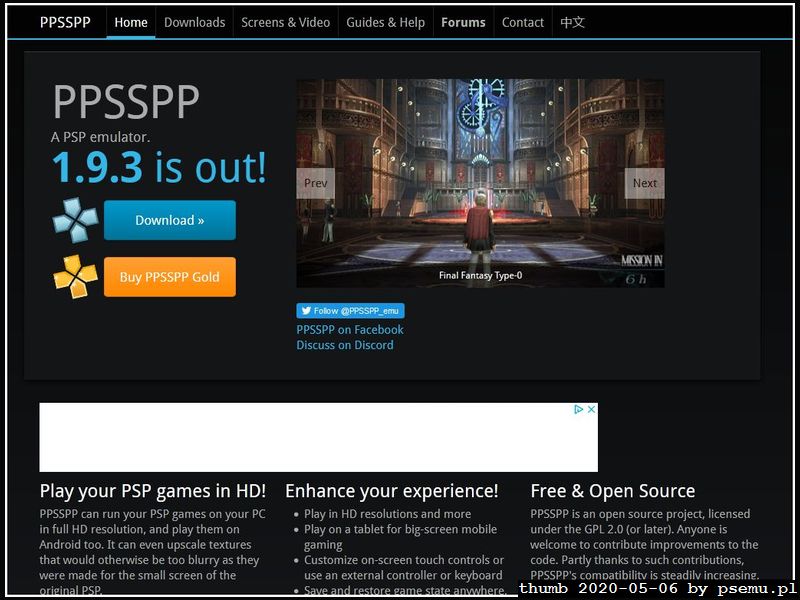 PPSSPP Homepage
